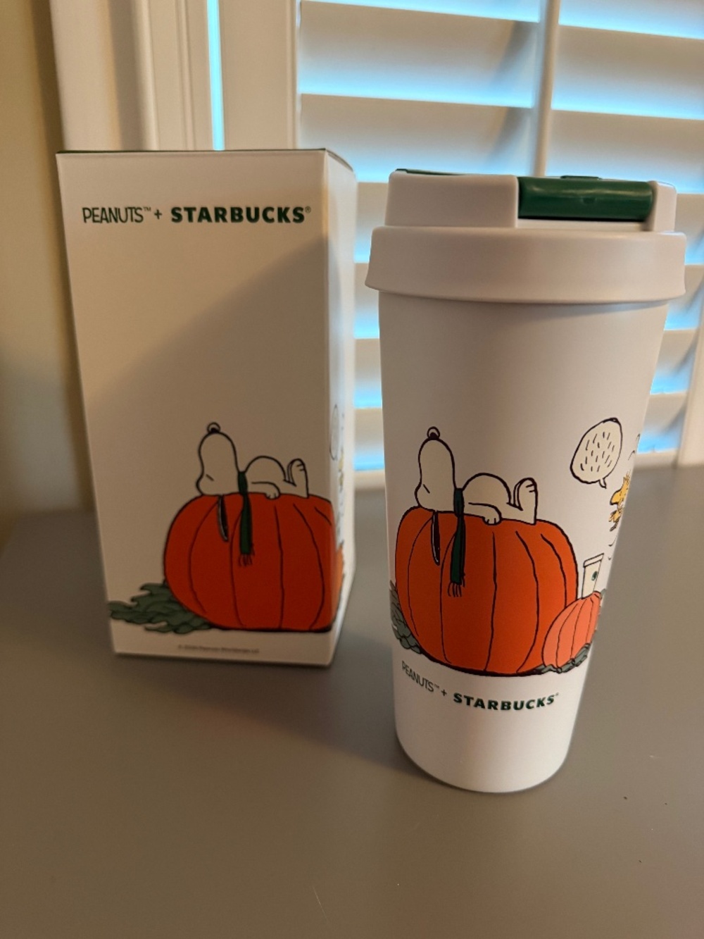 White Snoopy x Starbucks tumbler